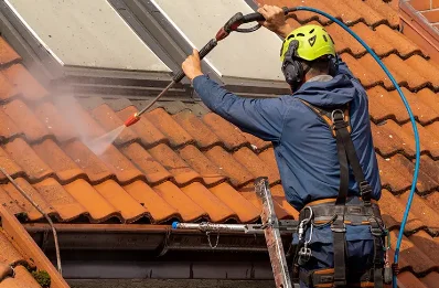 Démoussage et hydrofuge de toiture à Habas
